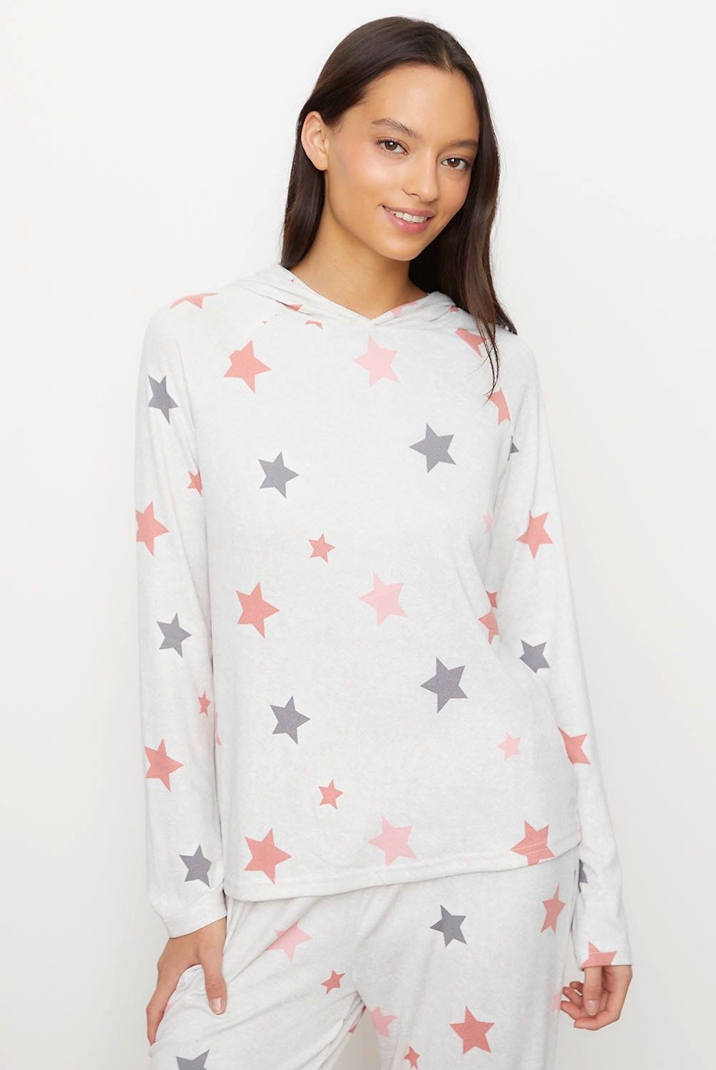 SYBILLA - Pijama Sybilla Mujer Manga Larga Estampado Estrellas