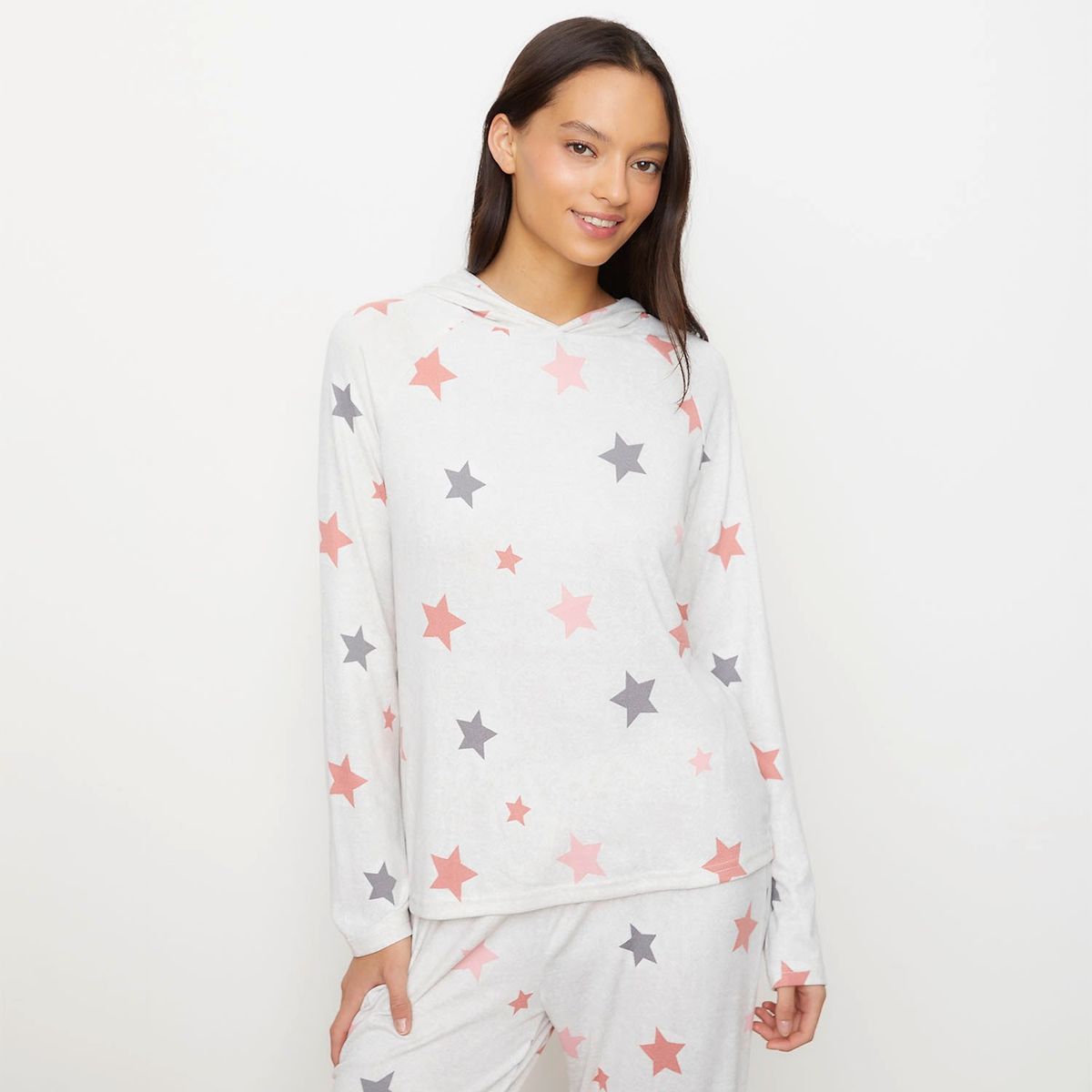 SYBILLA - Pijama Sybilla Mujer Manga Larga Estampado Estrellas