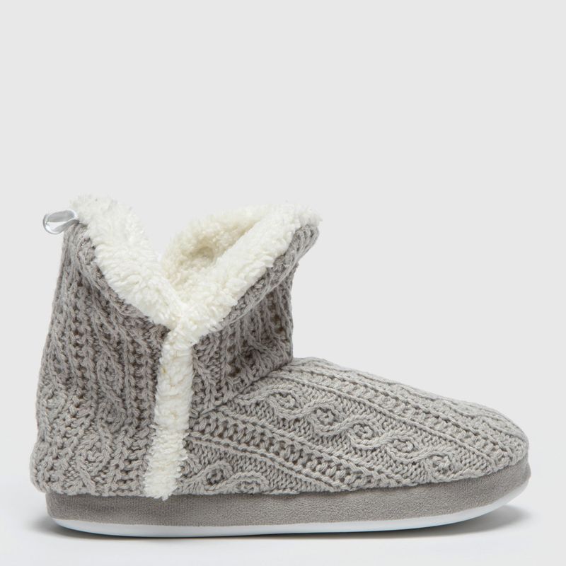 BLU - Pantuflas Botas Mujer Blu Textil Felpa