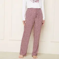 BLU - Pantalón Pijama Viscosa Mujer Diseño Animal Print