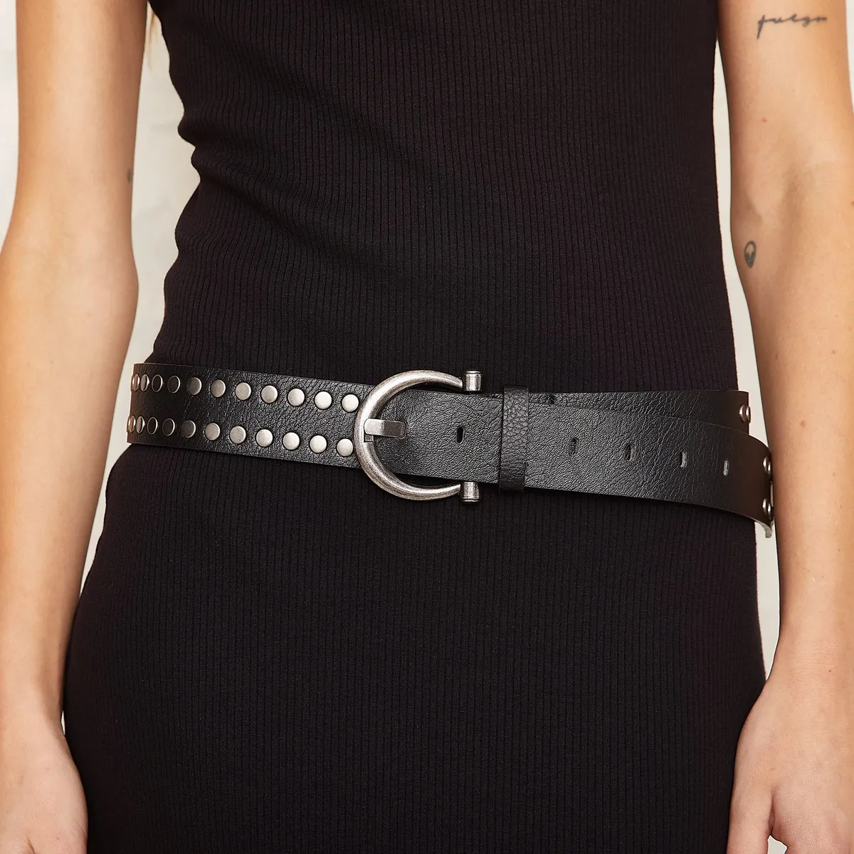 AMERICANINO - Cinturón Americanino Casual Mujer con Tachas