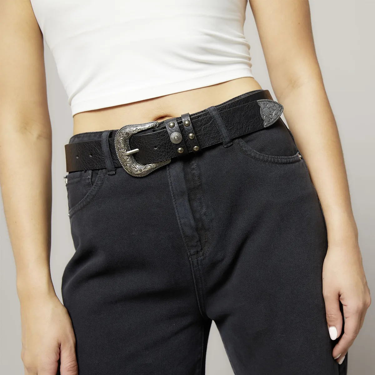 AMERICANINO - Cinturón Americanino Casual Mujer Diseño Liso