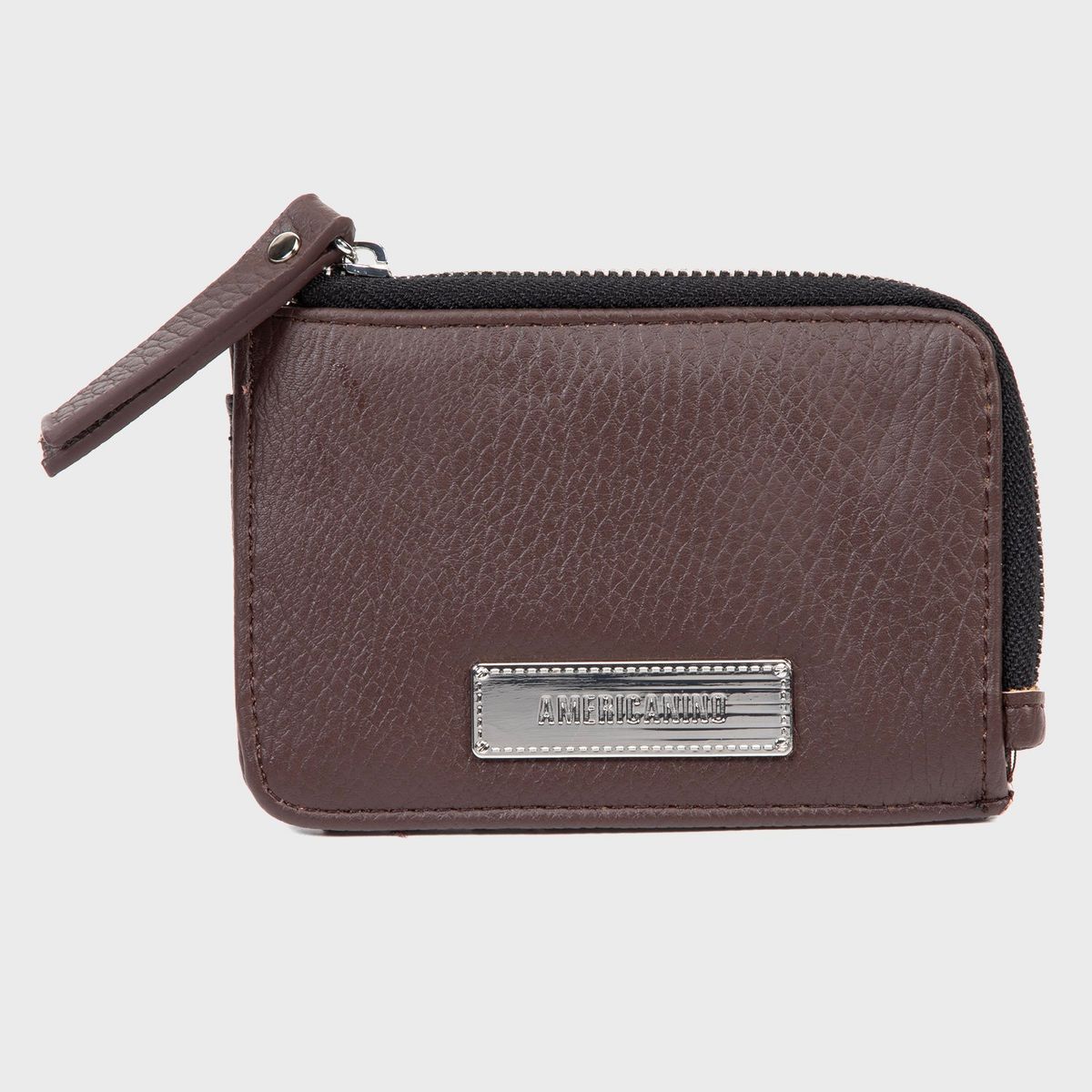 AMERICANINO - Billetera Americanino Sintética Mujer Café con Cierre