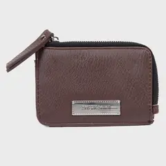 AMERICANINO - Billetera Café Para Mujer Con Cierre