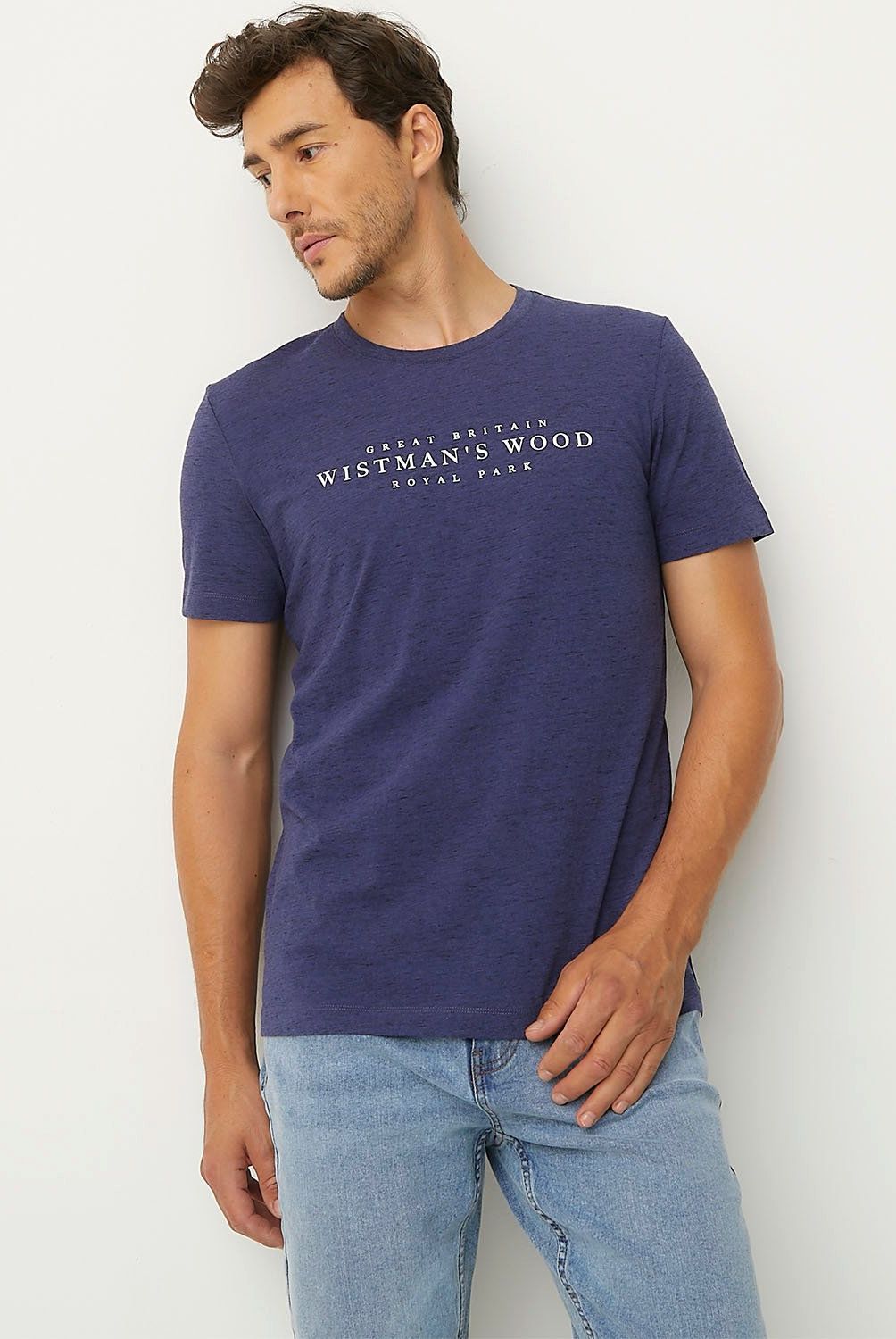 UNIVERSITY CLUB - Polera University Club Manga Corta Algodón Estampada Hombre