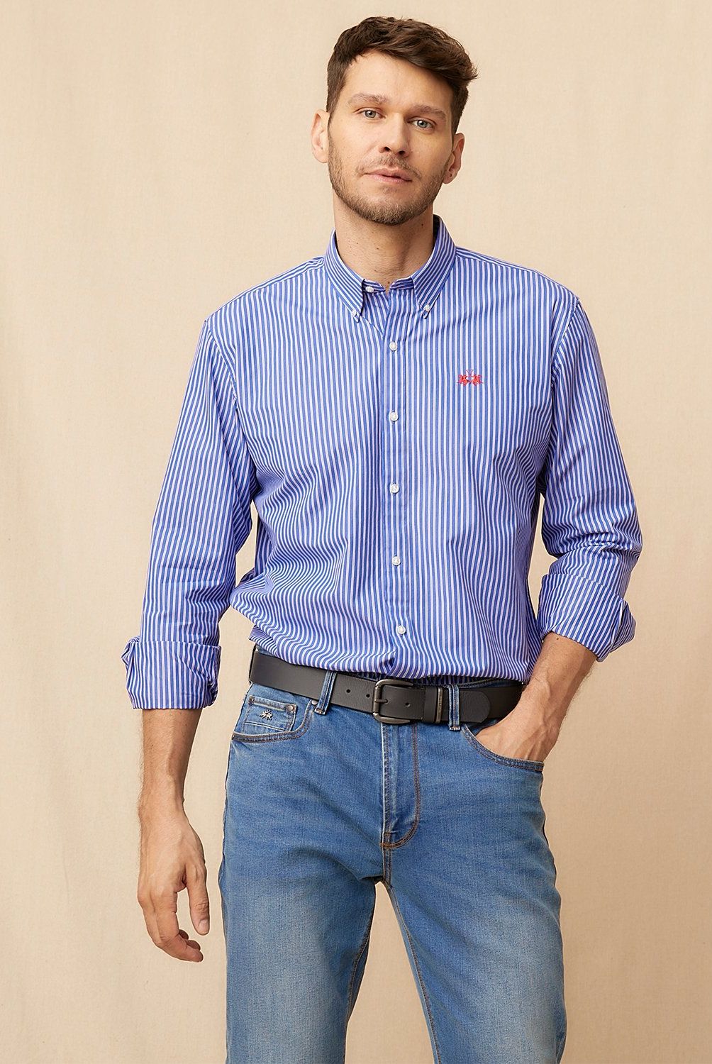 LA MARTINA - Camisa Manga Larga Casual Hombre La Martina