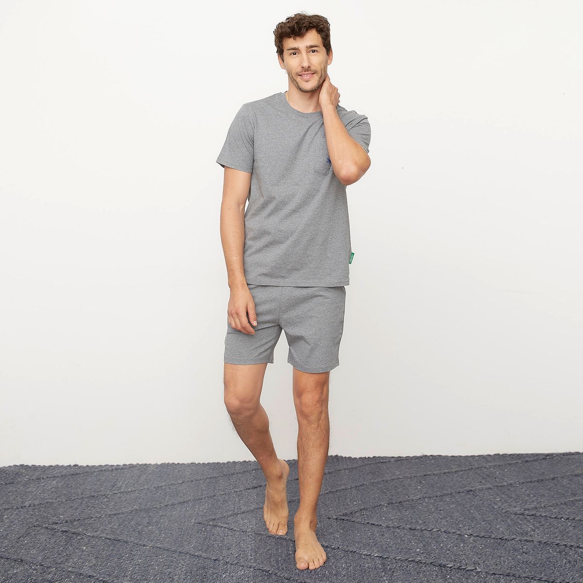 BENETTON - Pijama Corto Hombre Benetton