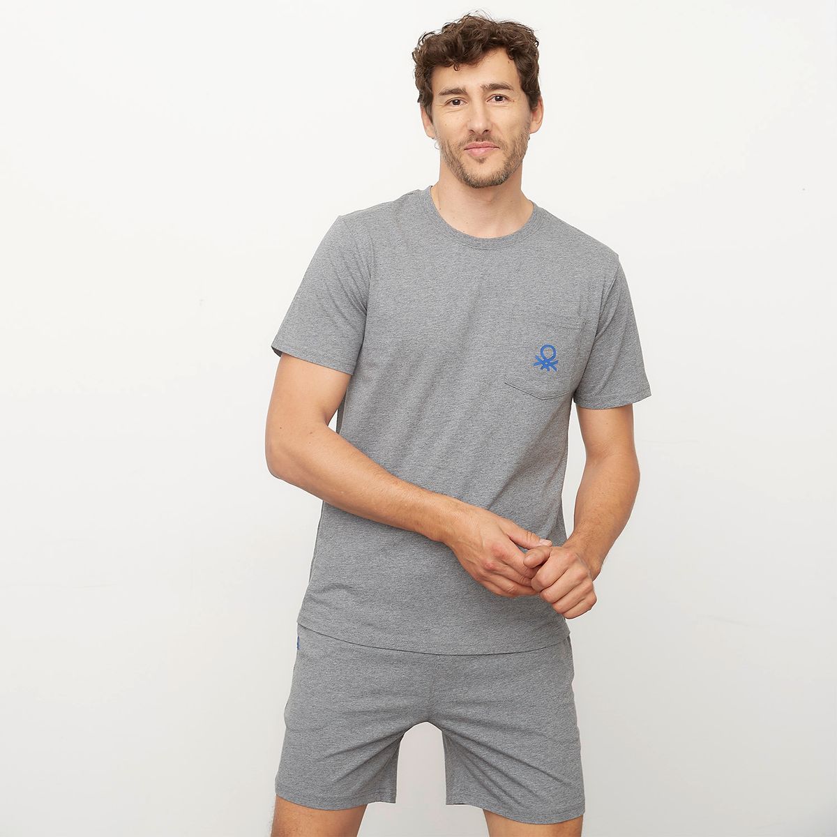 BENETTON - Pijama Corto Hombre Benetton