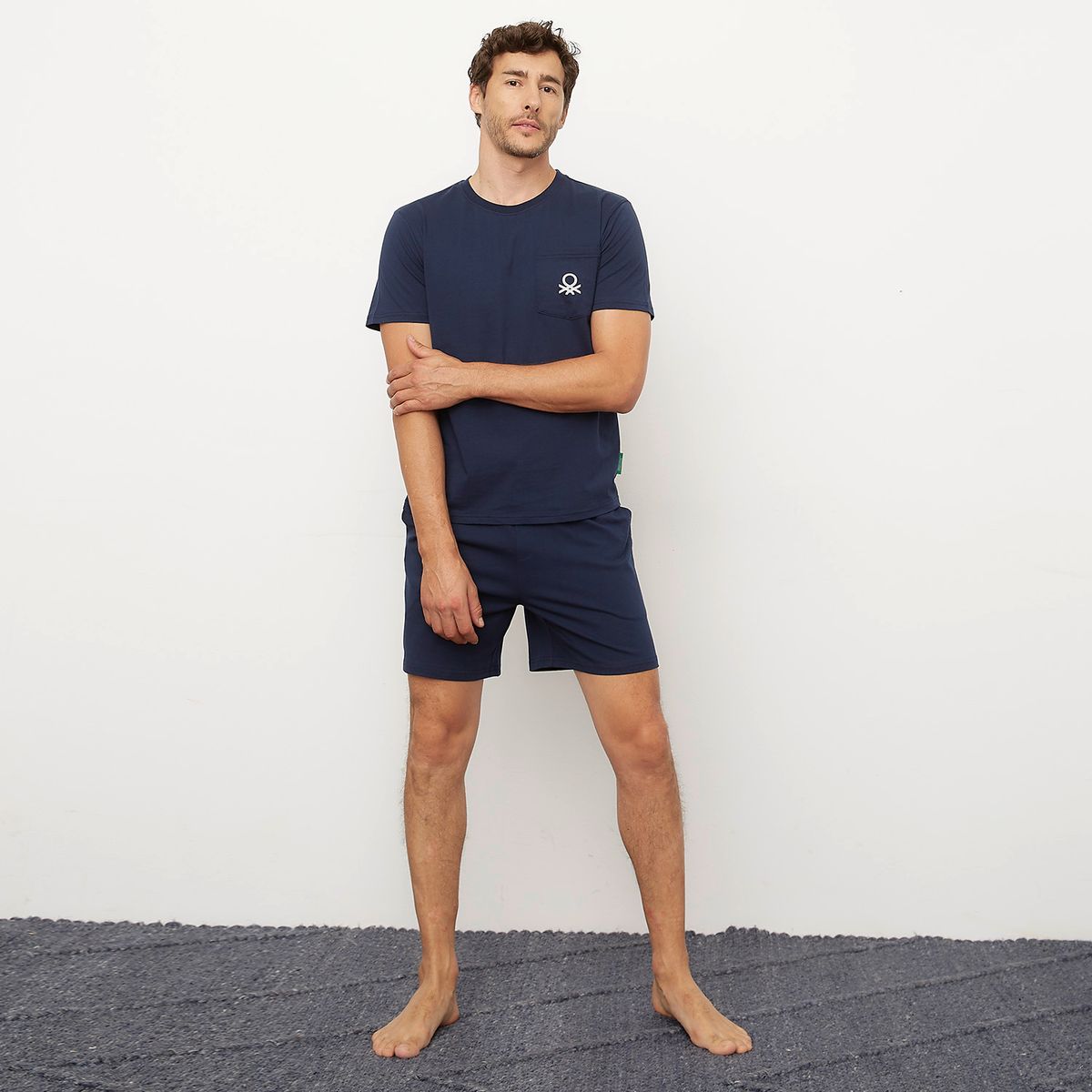 BENETTON - Pijama Corto Hombre Benetton