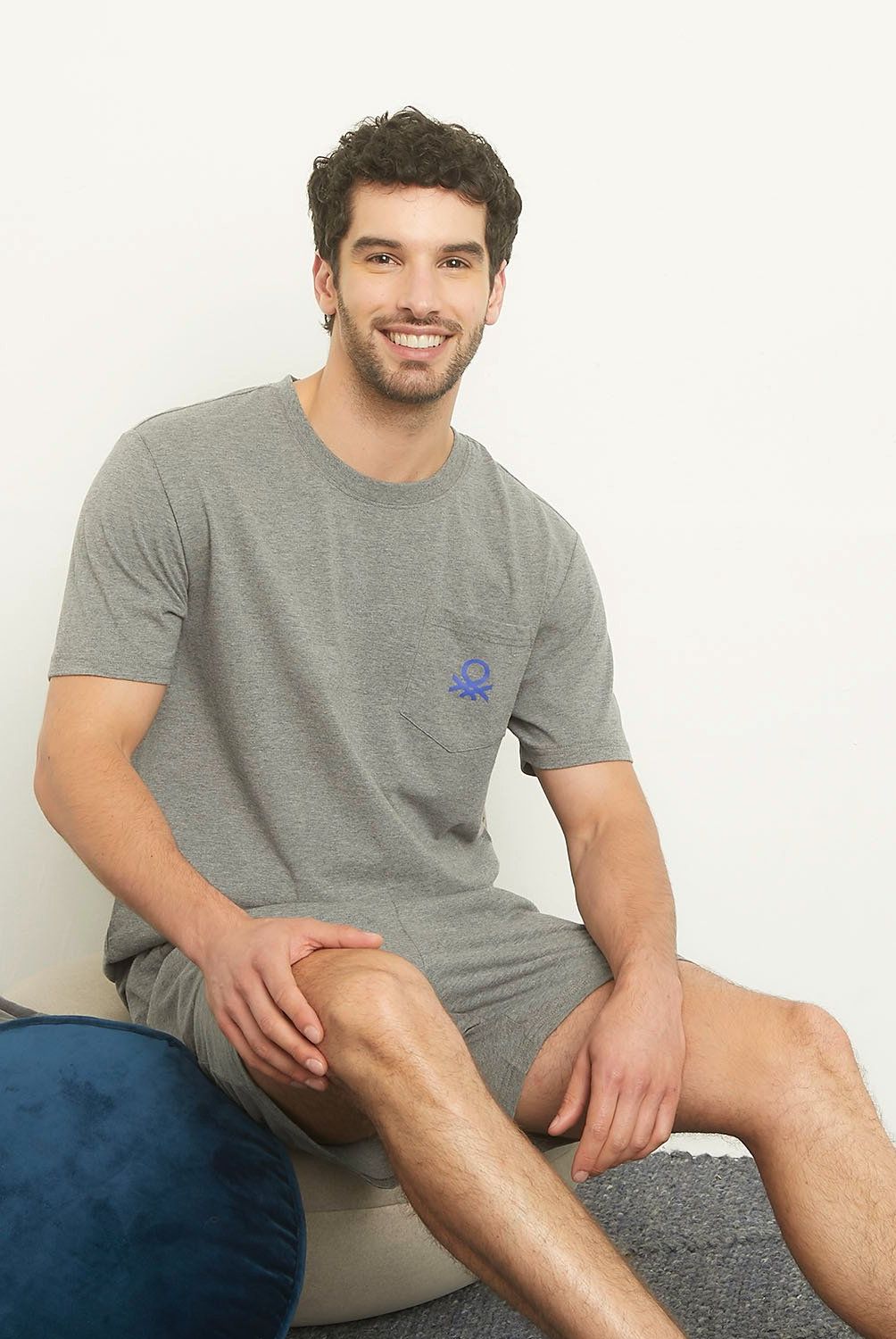 BENETTON - Pijama Corto Hombre Benetton