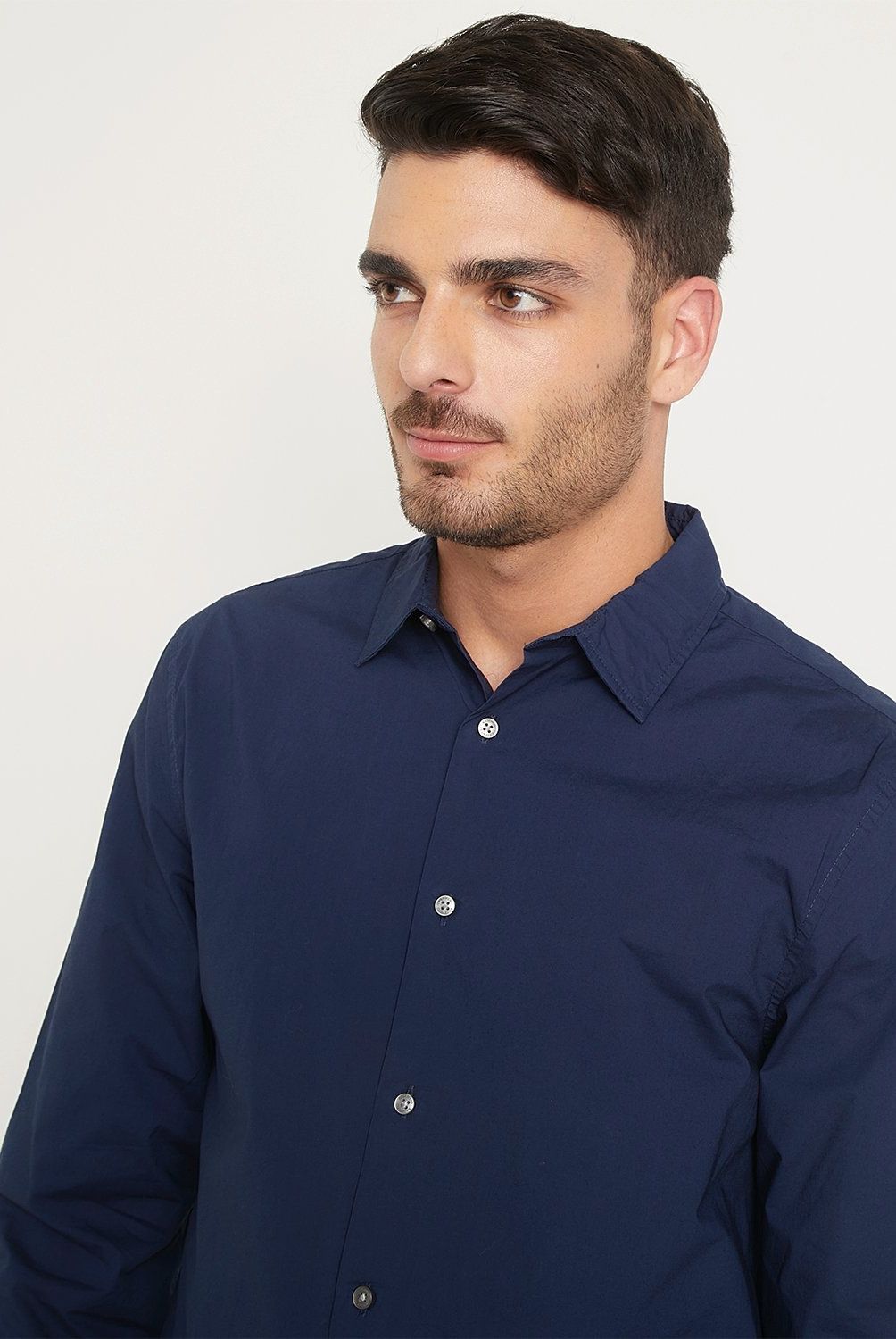 BASEMENT - Camisa Casual Algodón Basement Slim Fit Hombre