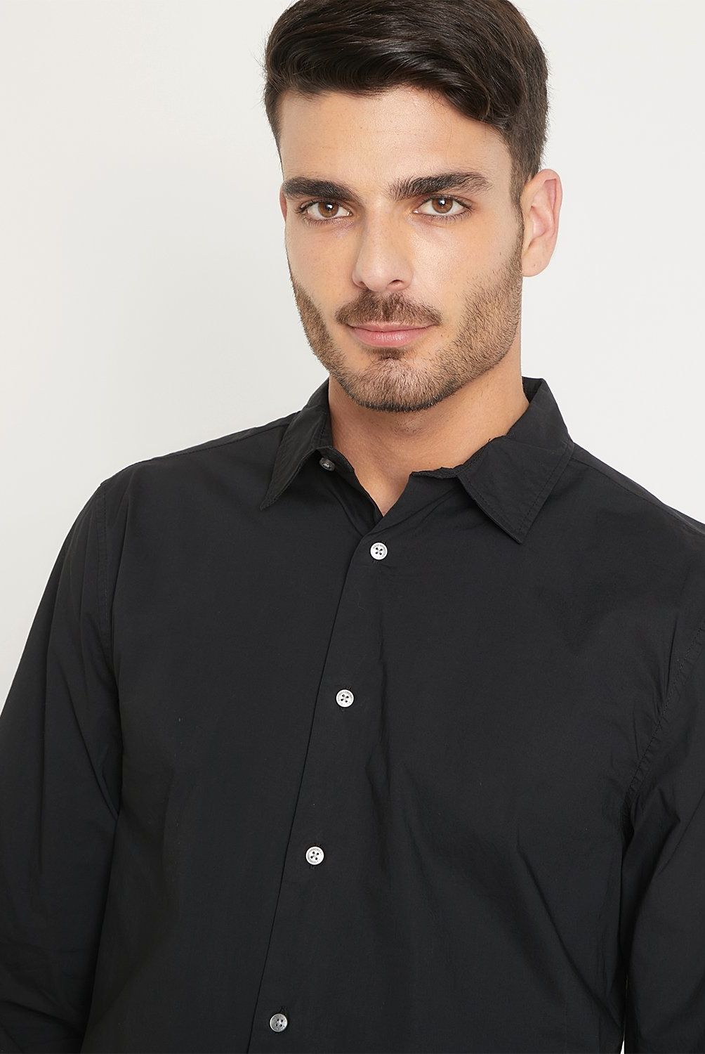 BASEMENT - Camisa Casual Algodón Basement Slim Fit Hombre