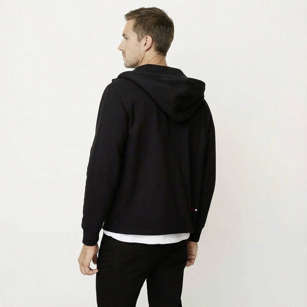 UNIVERSITY CLUB - Polerón Casual Con Gorro University Club Hombre Algodón