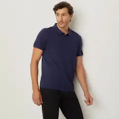 NEWPORT - Polera Piqué Manga Corta Algodón Hombre