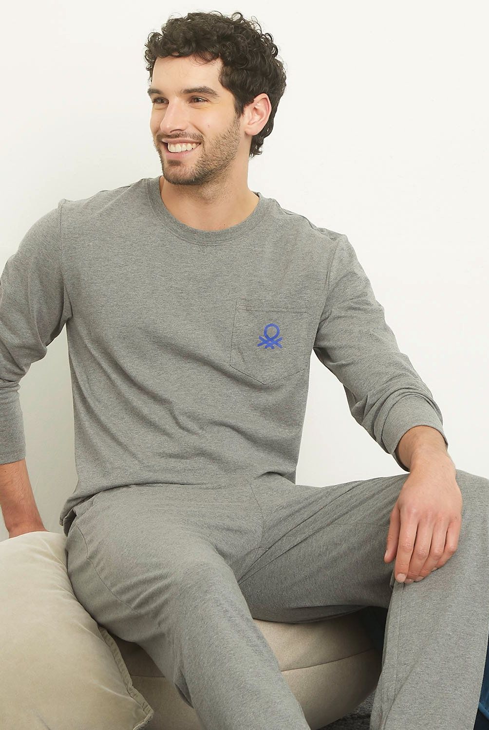 BENETTON - Pijama Largo Hombre Benetton