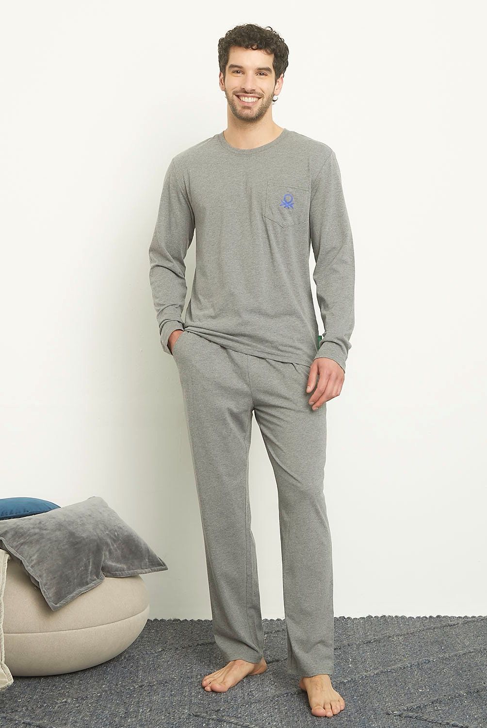 BENETTON - Pijama Largo Hombre Benetton