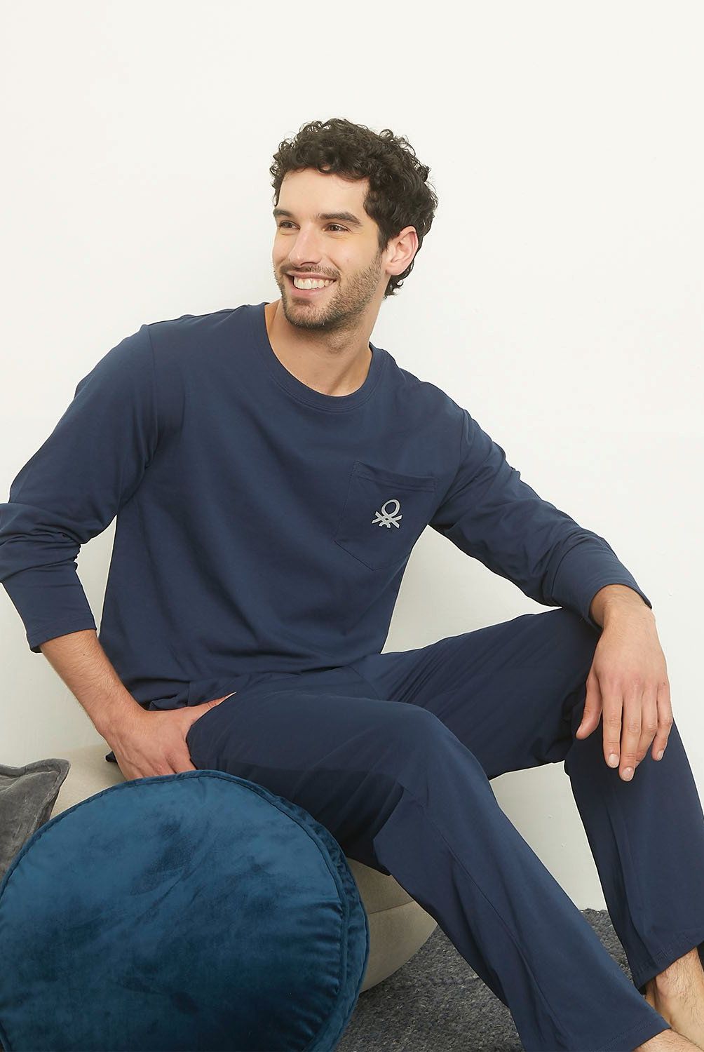 BENETTON - Pijama Largo Hombre Benetton