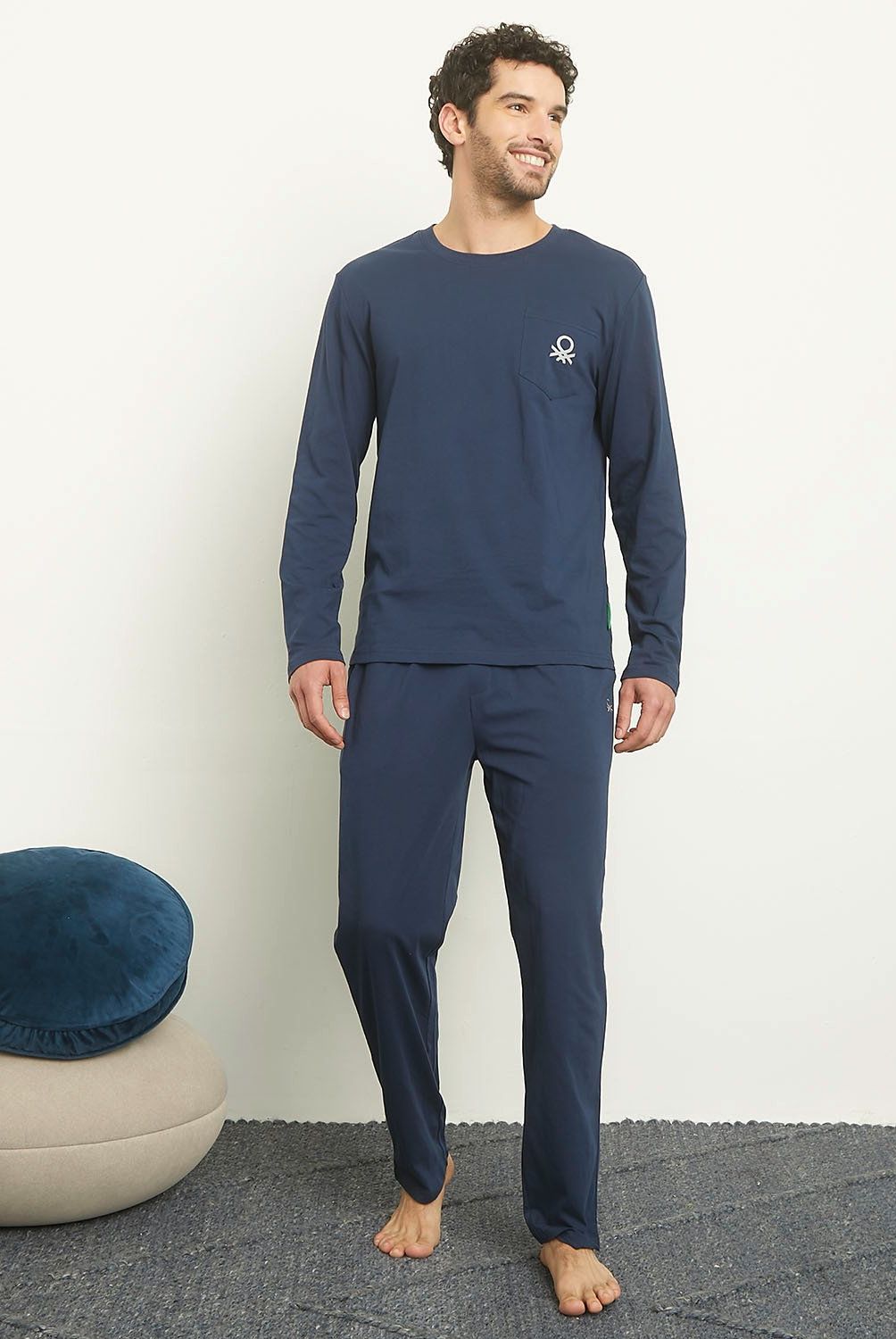 BENETTON - Pijama Largo Hombre Benetton