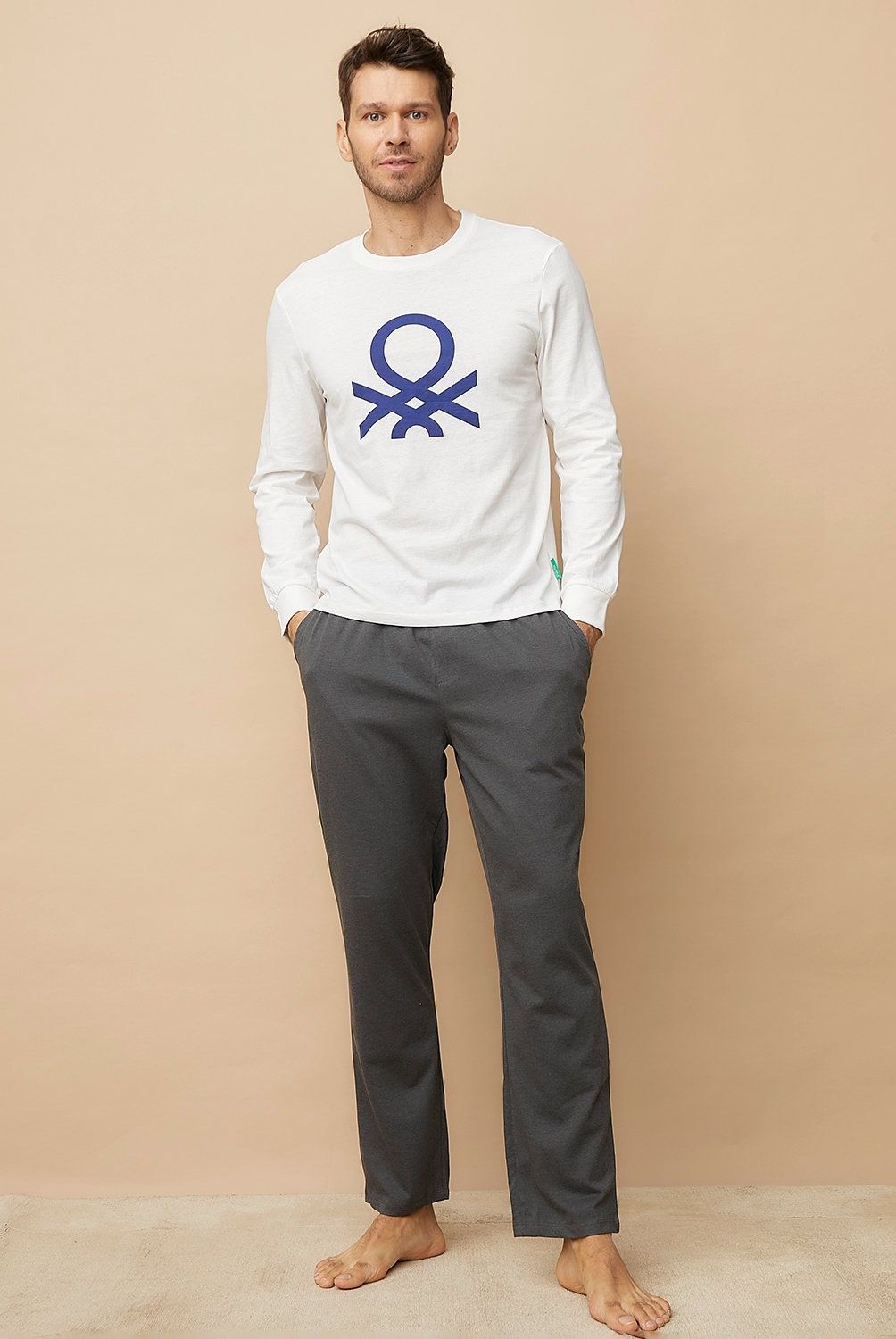 BENETTON - Pijama Largo Hombre Benetton
