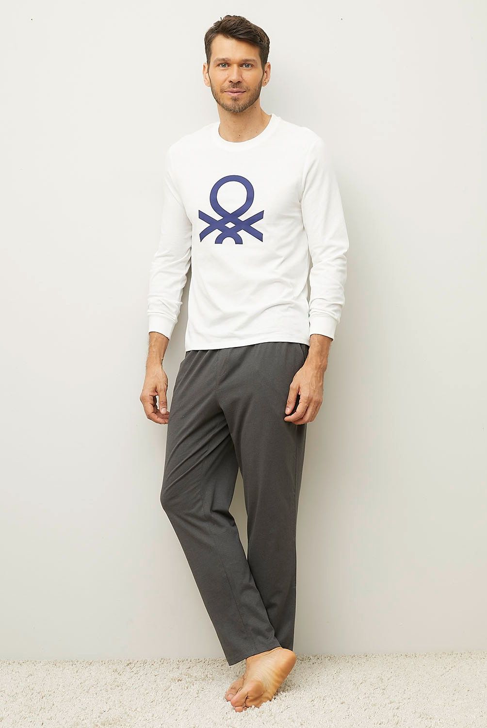 BENETTON - Pijama Largo Hombre Benetton