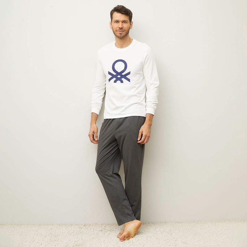 BENETTON - Pijama Largo Hombre Benetton