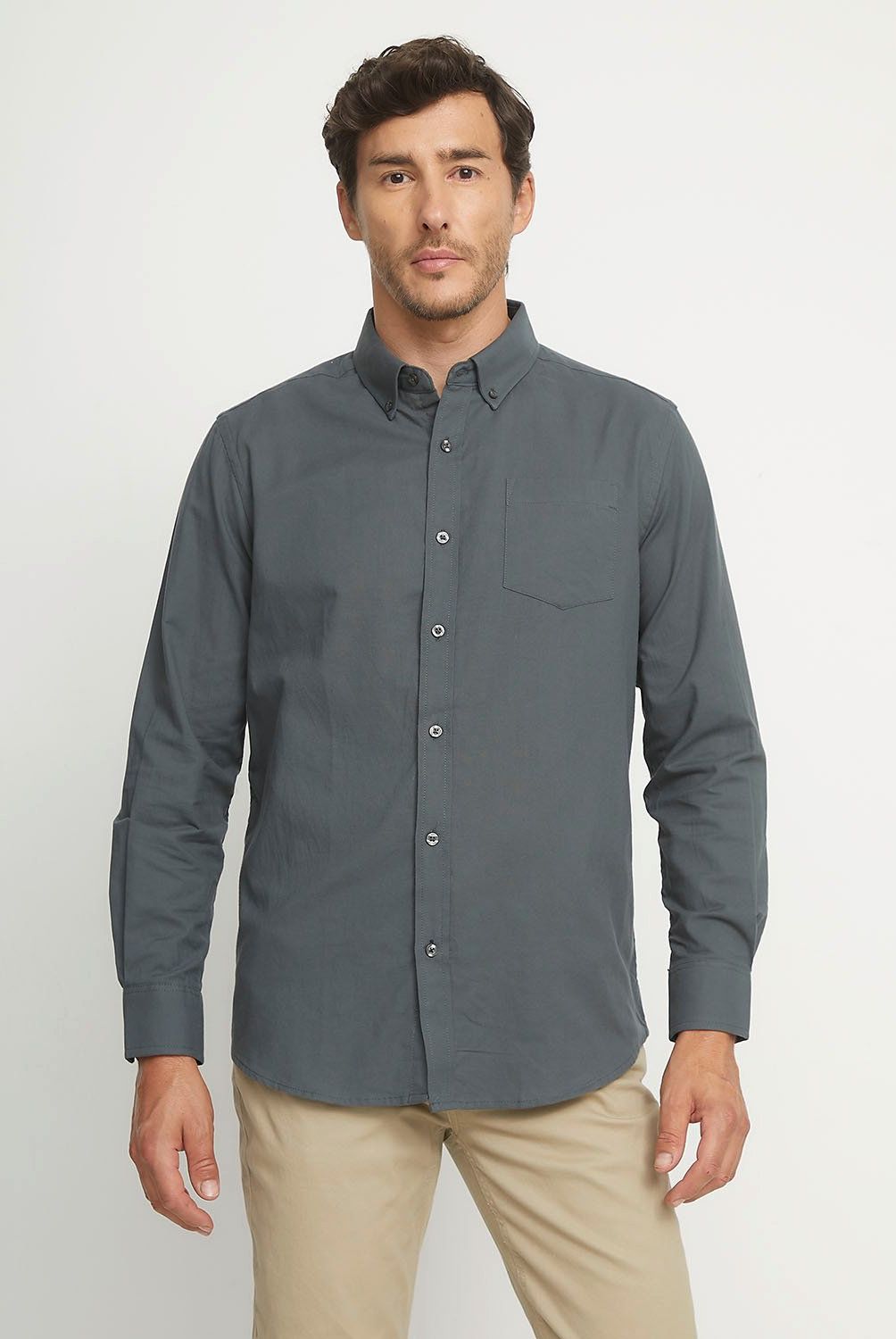 NEWPORT - Camisa Manga Larga Algodón Hombre Newport Regular Fit