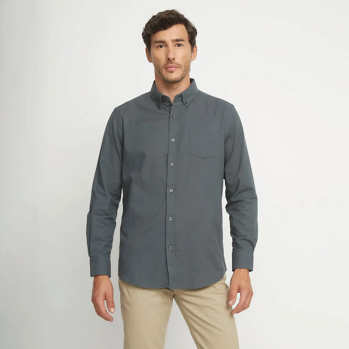 NEWPORT - Camisa Manga Larga Algodón Hombre Newport Regular Fit