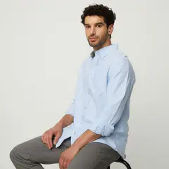 NEWPORT - Camisa Manga Larga Algodón Hombre Regular Fit