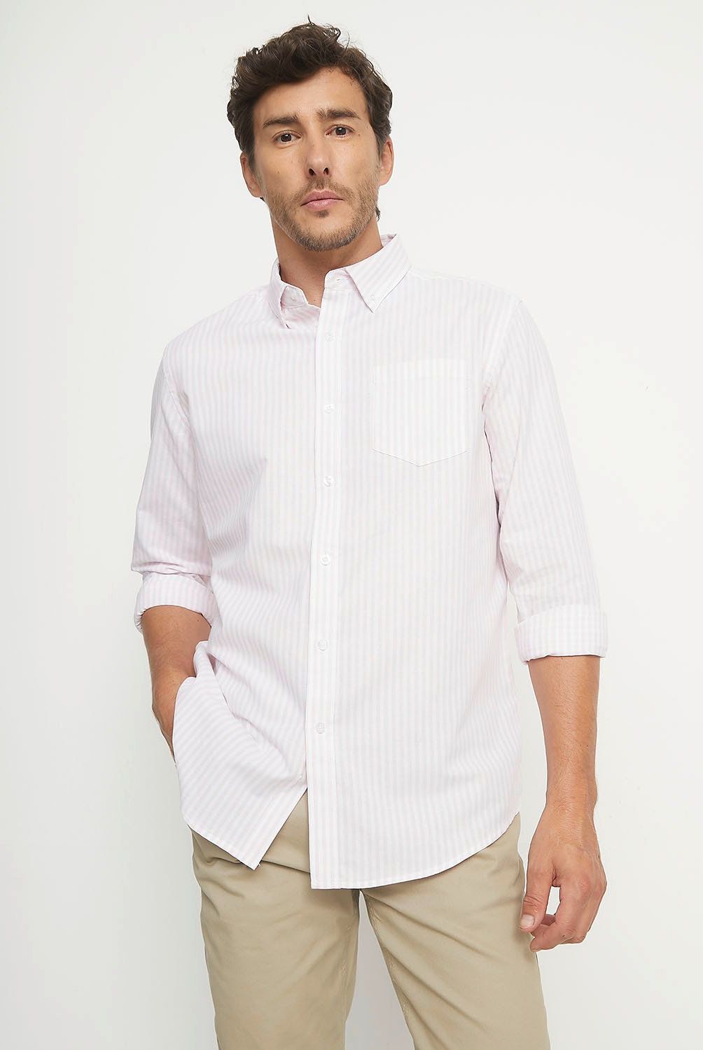 NEWPORT - Camisa Manga Larga Algodón Hombre Newport Regular Fit