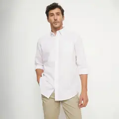 NEWPORT - Camisa Manga Larga Algodón Hombre Regular Fit