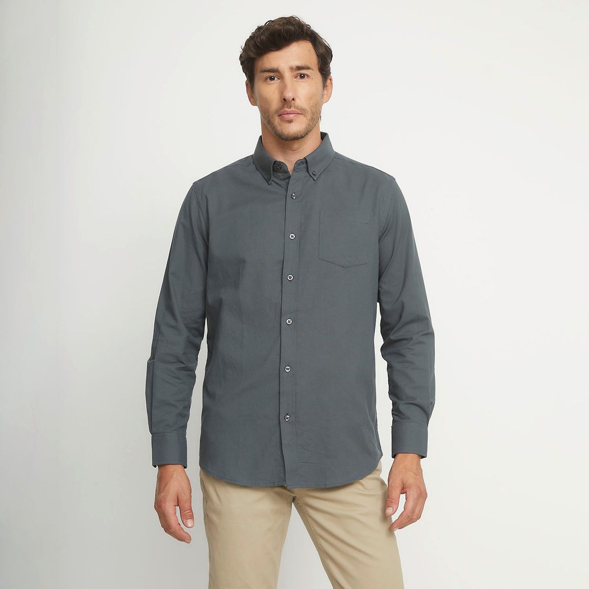 NEWPORT - Camisa Manga Larga Algodón Hombre Newport Regular Fit