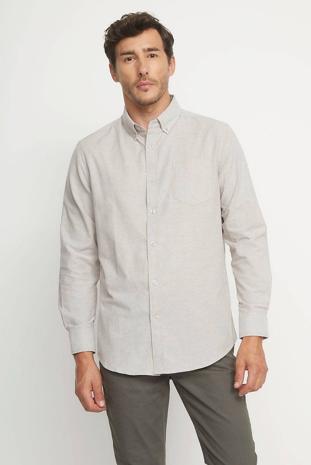 NEWPORT - Camisa Manga Larga Algodón Hombre Newport Regular Fit