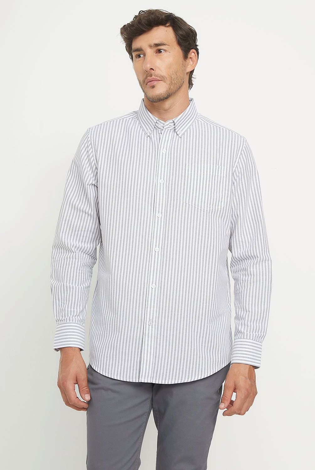 NEWPORT - Camisa Manga Larga Algodón Hombre Newport Regular Fit