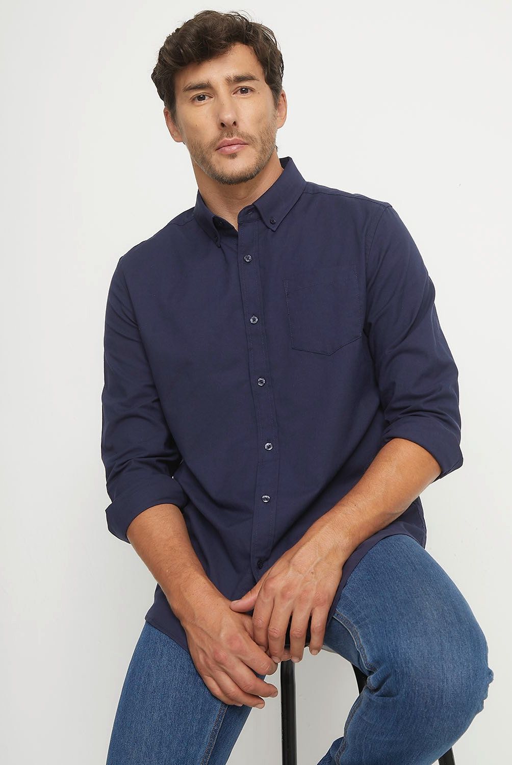 NEWPORT - Camisa Manga Larga Algodón Hombre Newport Regular Fit