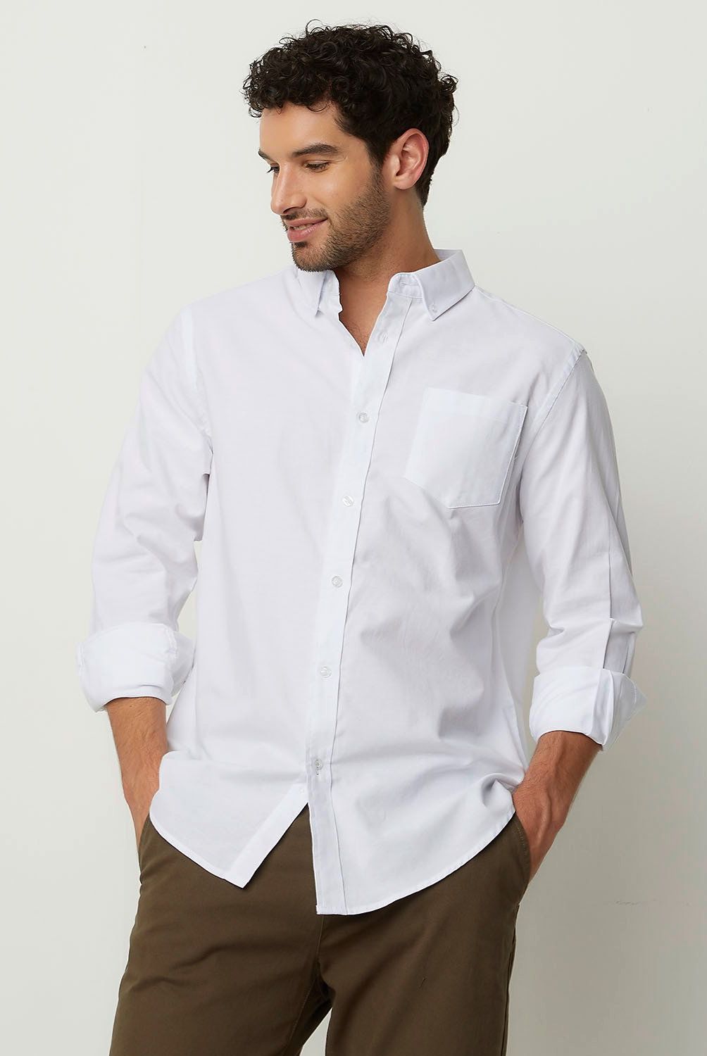 NEWPORT - Camisa Manga Larga Algodón Hombre Newport Regular Fit