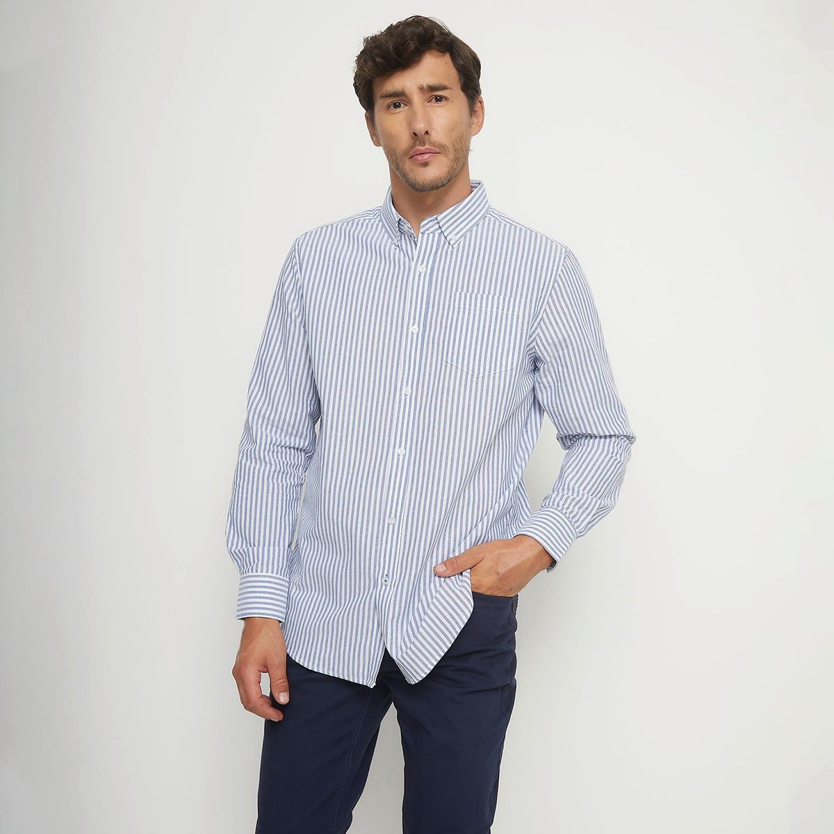 NEWPORT - Camisa Manga Larga Algodón Hombre Newport Regular Fit