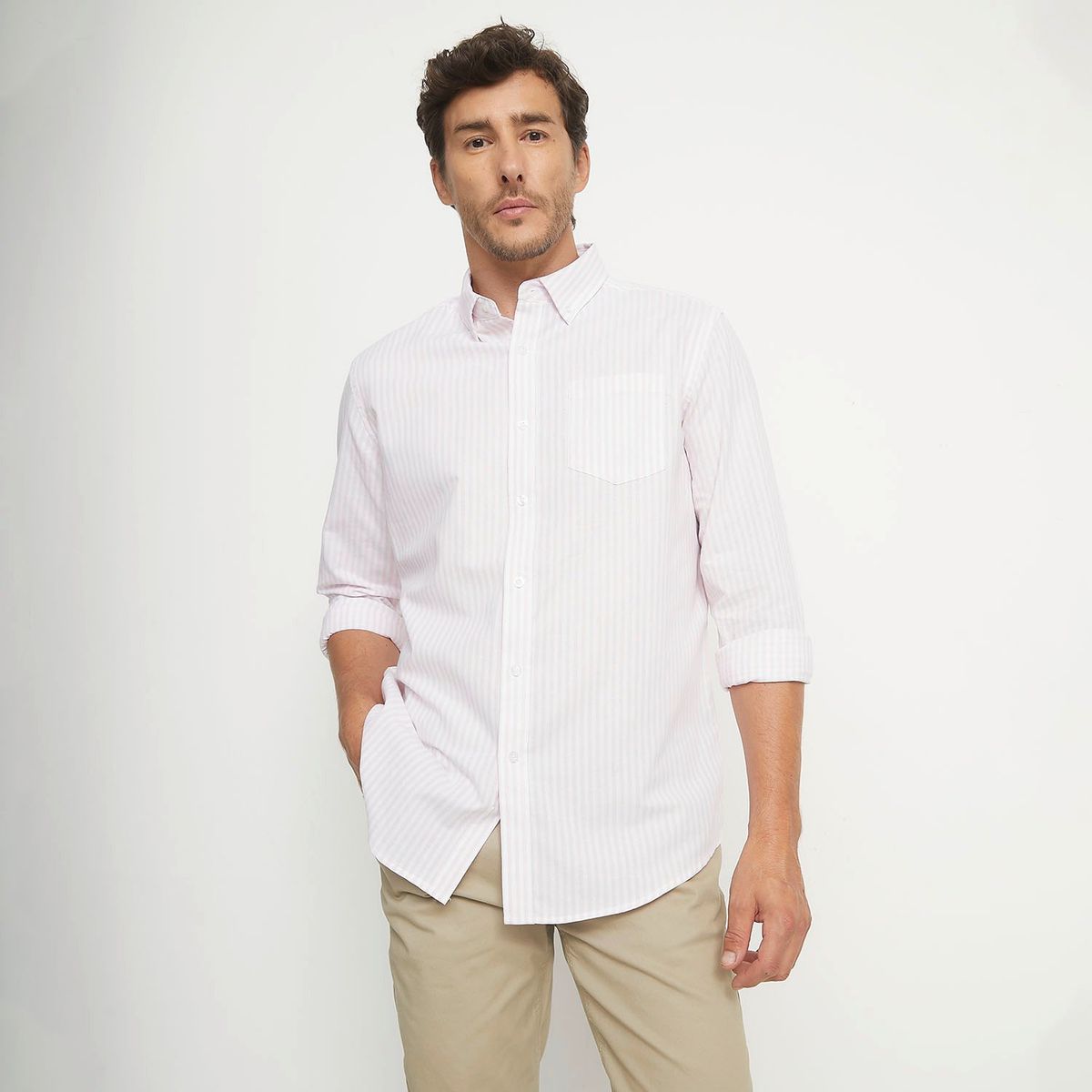 NEWPORT - Camisa Manga Larga Algodón Hombre Newport Regular Fit
