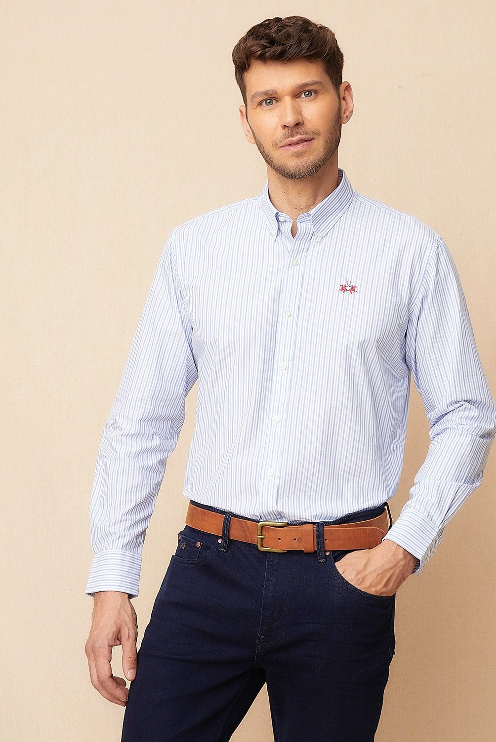 LA MARTINA - Camisa Manga Larga Casual Hombre La Martina