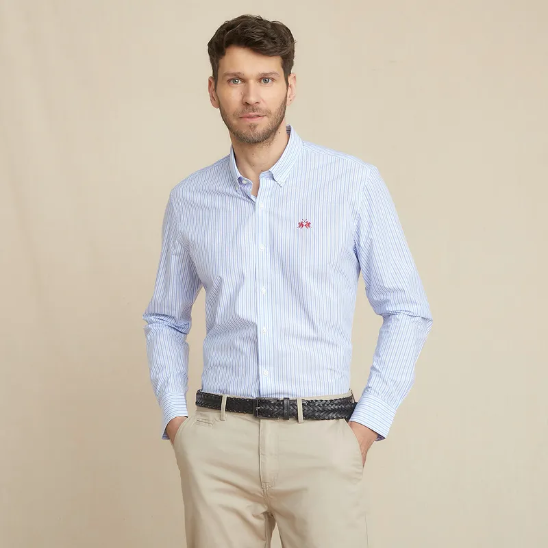 LA MARTINA - Camisa Manga Larga Casual Hombre La Martina