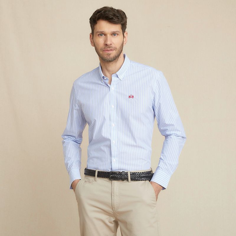 LA MARTINA - Camisa Manga Larga Casual Hombre La Martina
