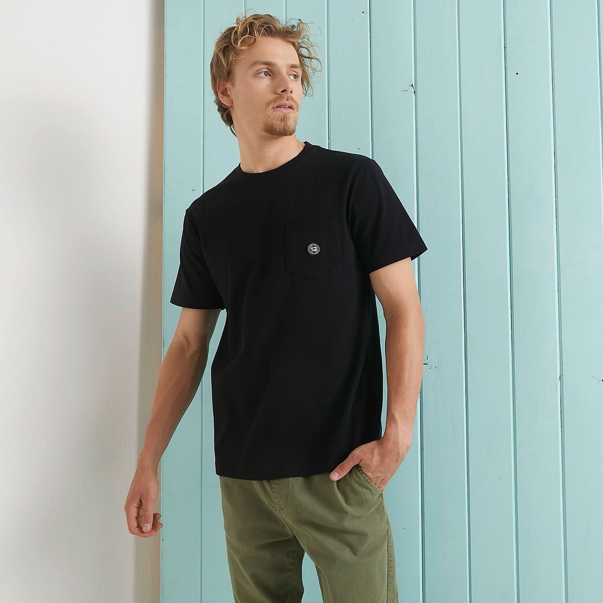 DOO AUSTRALIA - Polera Doo Australia Manga Corta Algodón Casual Hombre