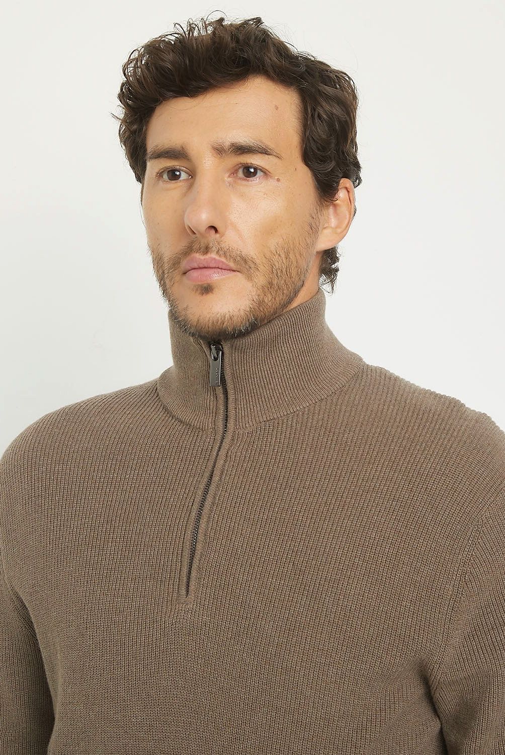 NEWPORT - Sweater Casual Algodón con Cremallera Newport Hombre