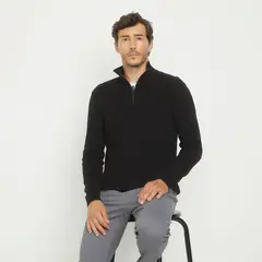 NEWPORT - Sweater Casual Algodón Con Cremallera Hombre