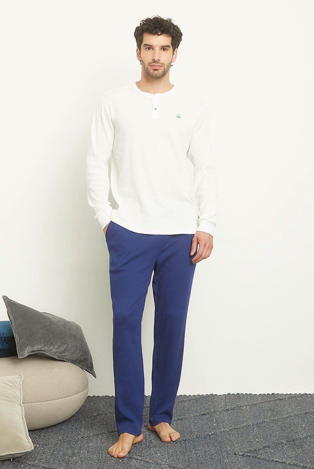 BENETTON - Pijama Largo Hombre Benetton