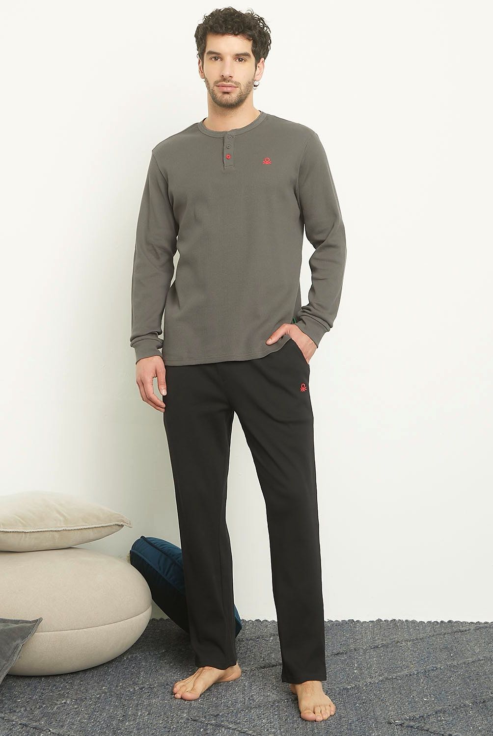 BENETTON - Pijama Largo Hombre Benetton