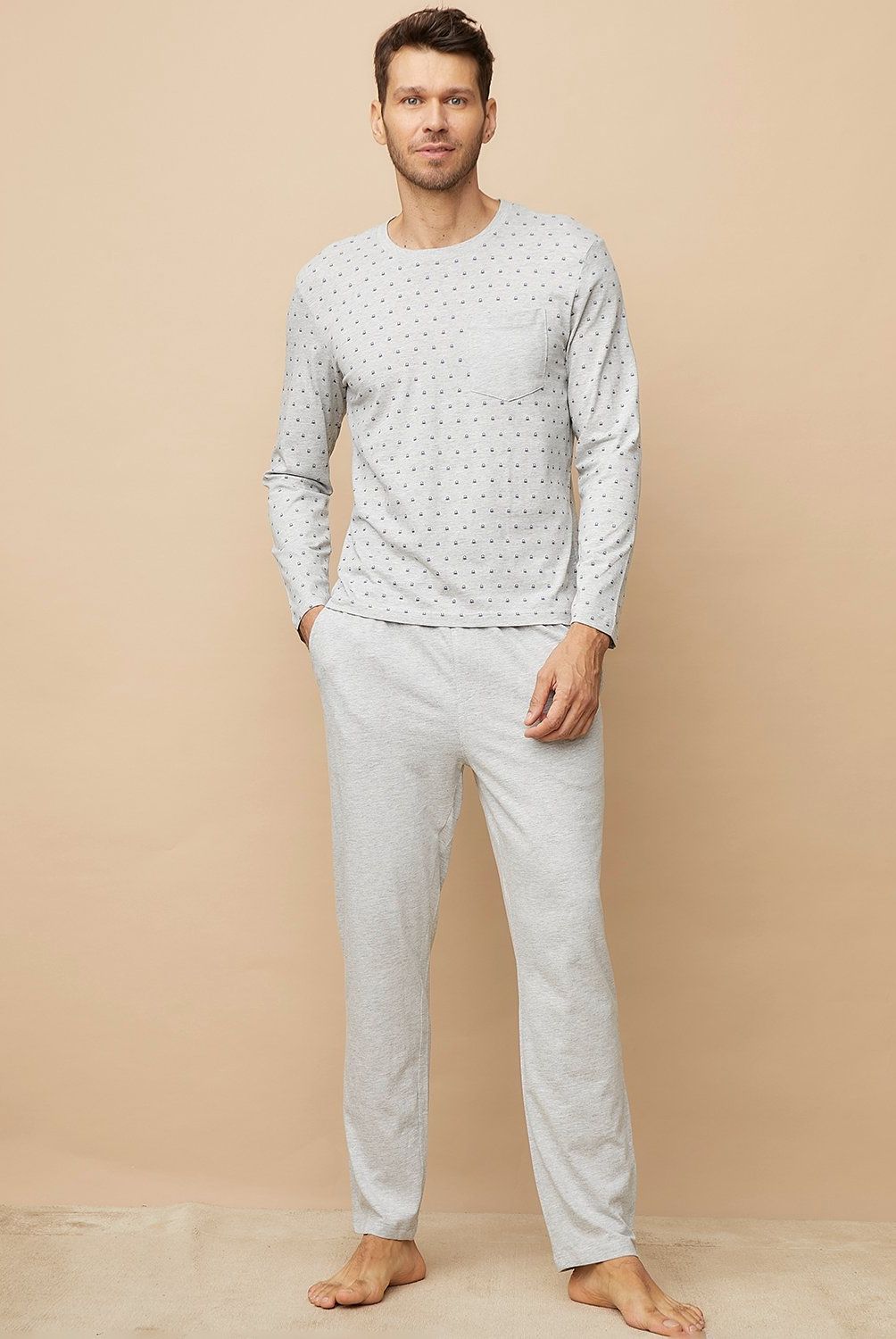 BENETTON - Pijama Largo Hombre Benetton