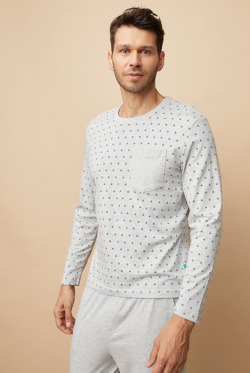 BENETTON - Pijama Largo Hombre Benetton