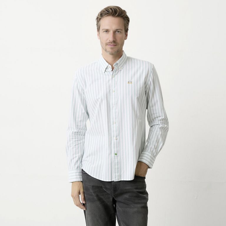 Camisa Manga Larga Regular Fit Hombre