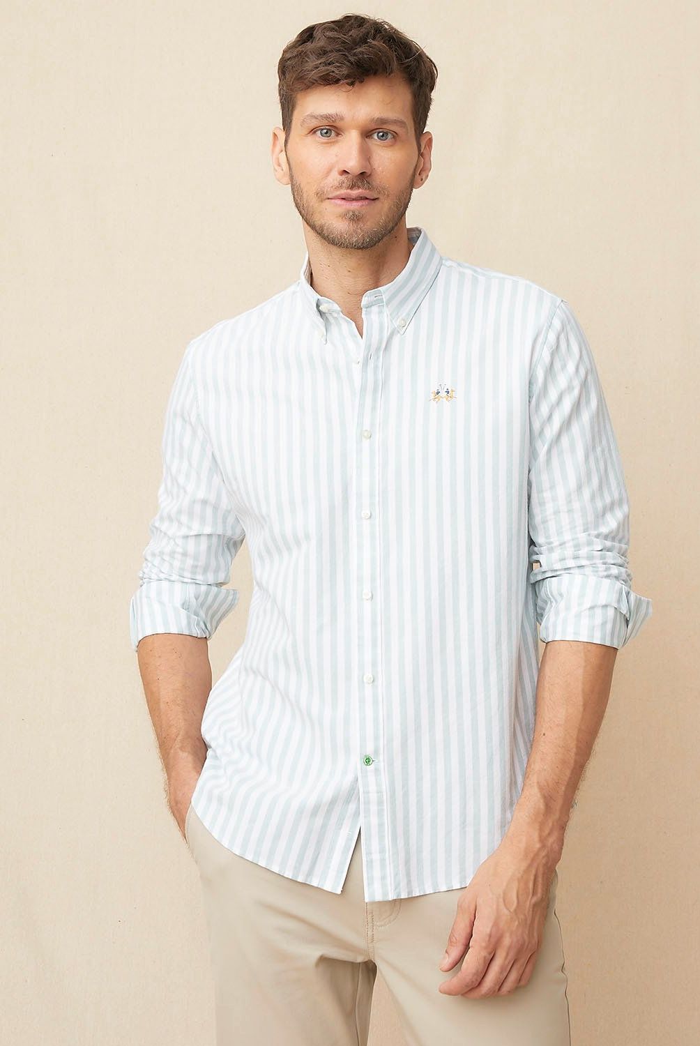 LA MARTINA - Camisa Manga Larga Regular Fit Hombre La Martina