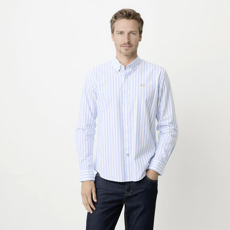 Camisa Manga Larga Regular Fit Hombre